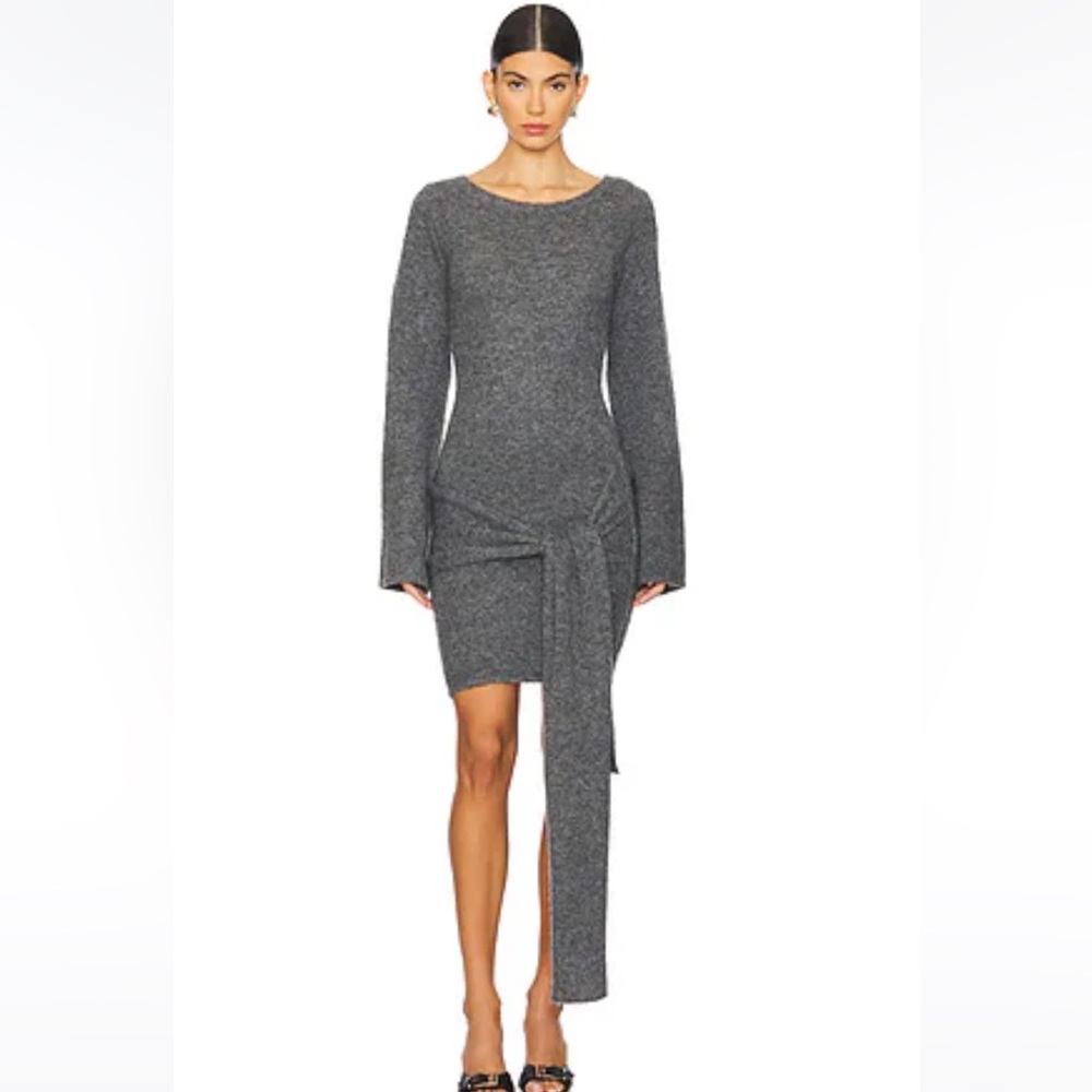 Mollie Gray Knit Dress - Revolve